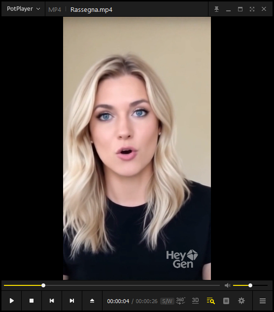 Notiziario istituzionale video