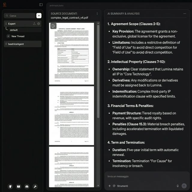 Sintesi documentale AI